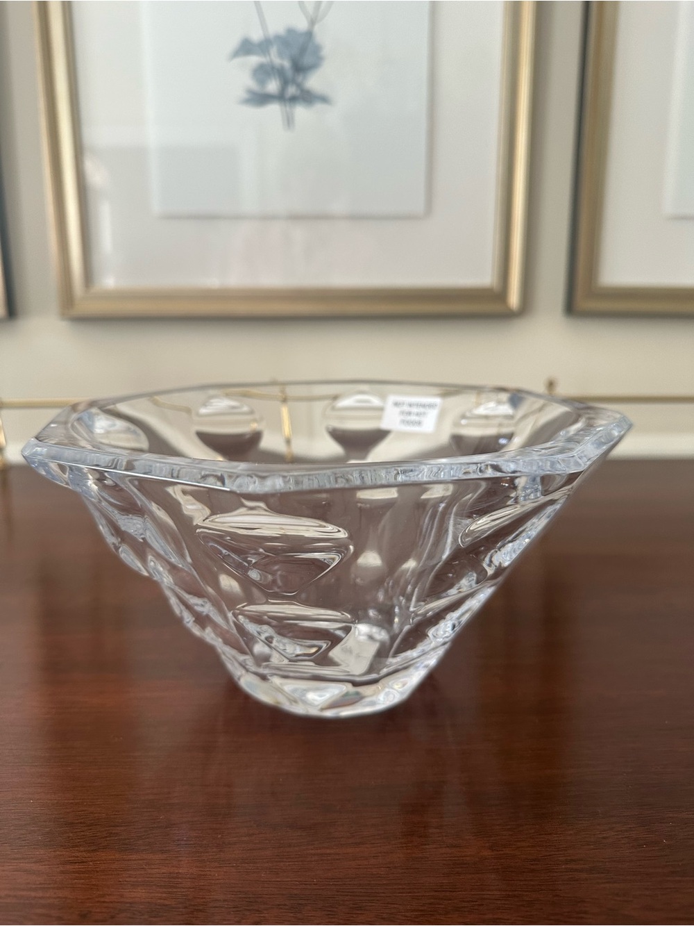 Lenox 9” Serpentine Lead Crystal Decorative Bowl - New in Box